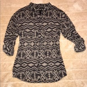 Kardashian Kollection Sheer Tunic Size Small
